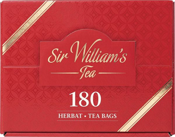 Sir Williams Χάρτινος Παρουσιαστής με Τσάγια Sir William's Tea 180 τεμ.