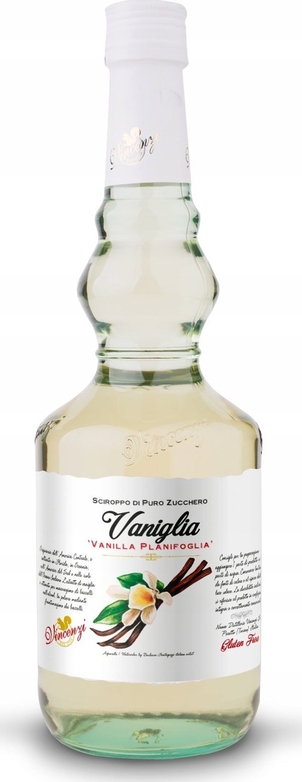 Σιρόπι Vincenzi Vanilla 700ml - Σιρόπι Βανίλιας για Καφέ και Ροφήματα