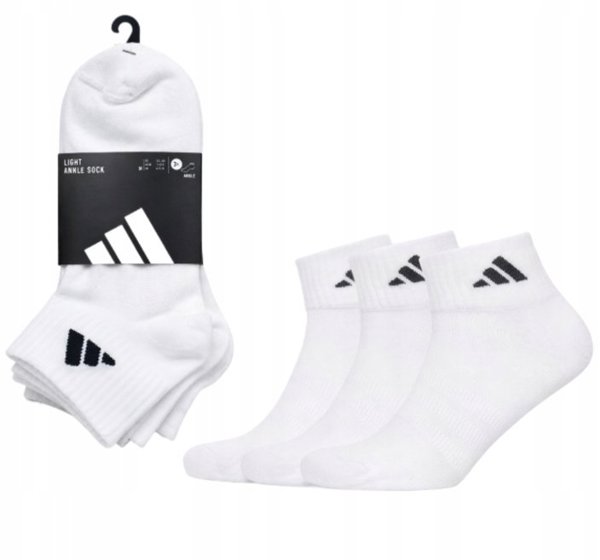 Skarpety adidas Thin Essentials Ankle 3P 3P JZ0528