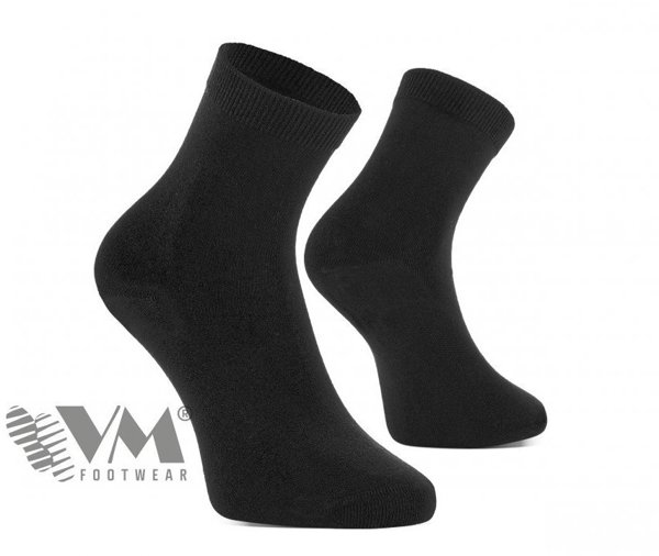 Βαμβακερές Κάλτσες VM FOOTWEAR Μέγεθος 43-46 Σετ 3 Μαύρες