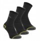 Κάλτσες βαμβακερο-πολυεστερικές VM FOOTWEAR 35-38 μαύρο-γκρι, 3 ζεύγη