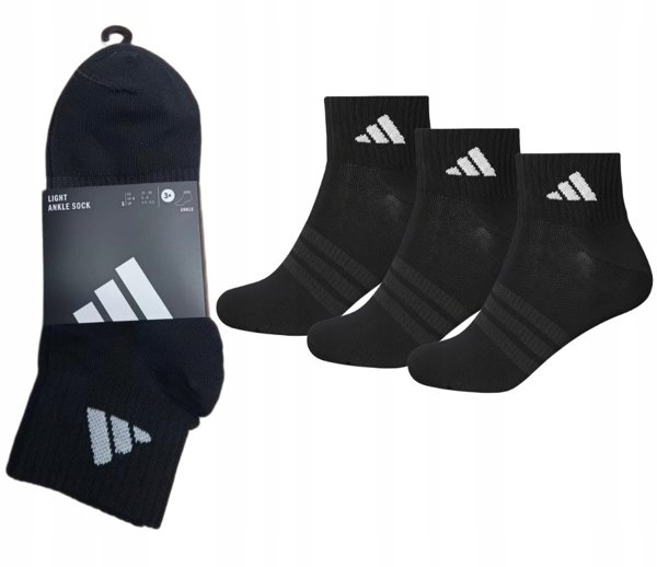 Skarpety adidas Thin Essentials Ankle 3P 3P KC9613