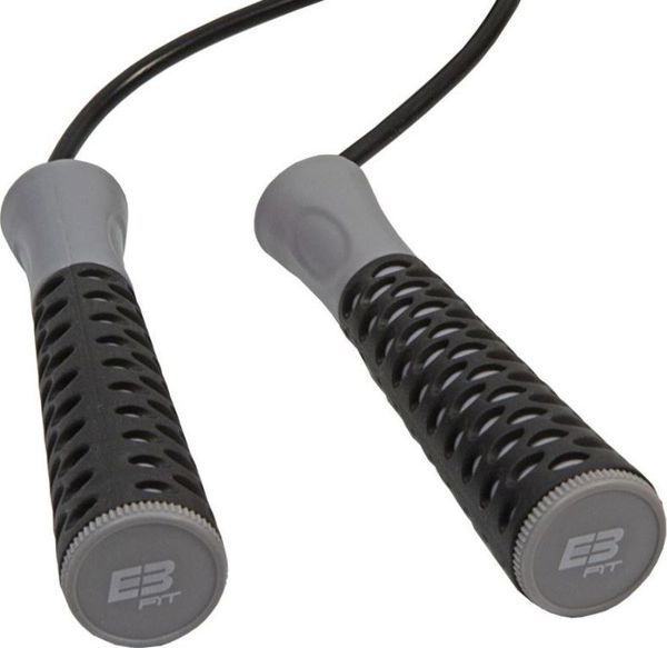 Eb Fit Σχοινάκι Γυμναστικής με Ρουλεμάν 300cm, Μαύρο