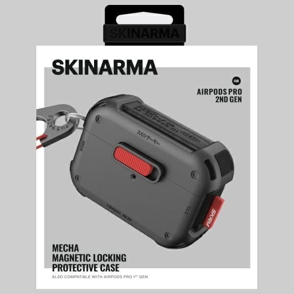 Skinarma θήκη Mecha AirPods Pro 2 γκρι/gunmetal