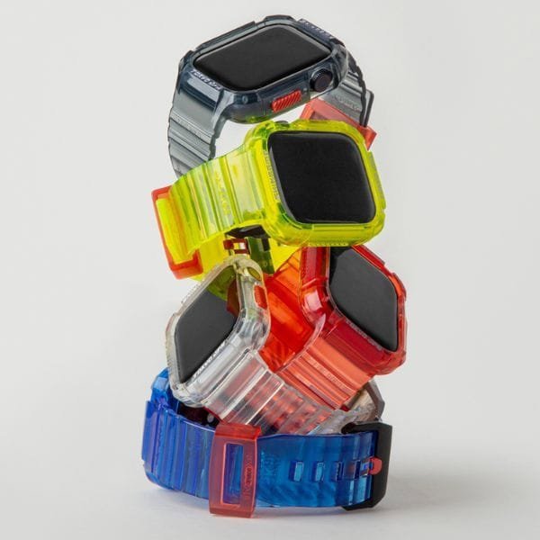 SKINARMA Saido Λουράκι & Θήκη 2σε1 για Apple Watch 45/44mm, Σκούρο Μπλε