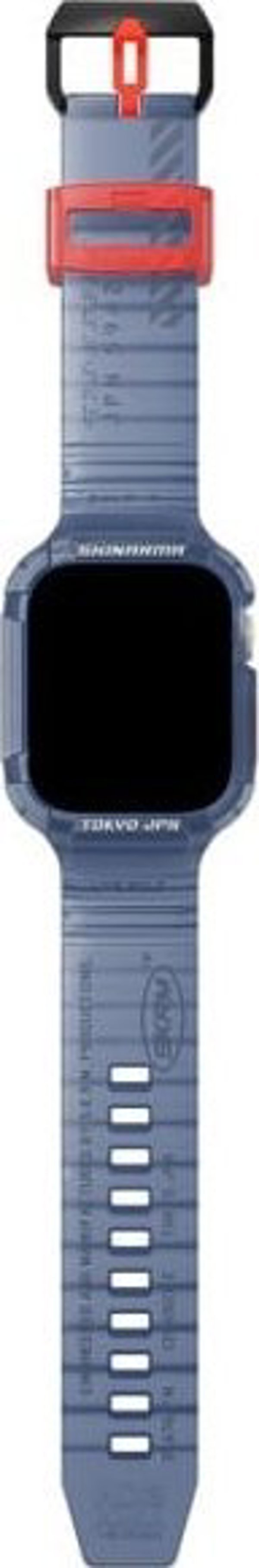 SKINARMA Saido Λουράκι & Θήκη 2σε1 για Apple Watch 45/44mm, Σκούρο Μπλε
