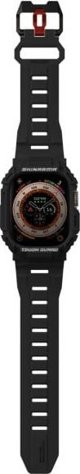 SKINARMA Mecha 2in1 Λουράκι και Θήκη για Apple Watch 49mm, Black