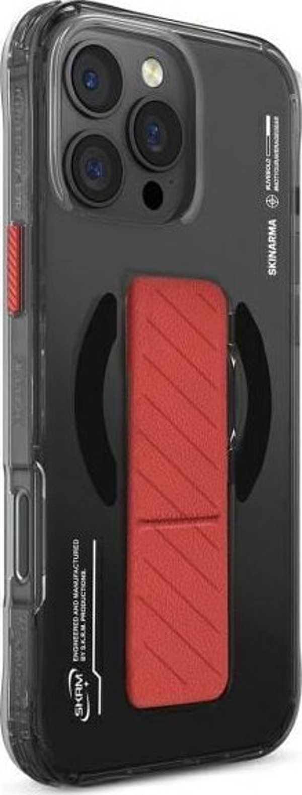 Skinarma Θήκη Axon για iPhone 16 Pro 6.3" με MagSafe Μαγνητική Φόρτιση & Βάση Λαβής - Μαύρο