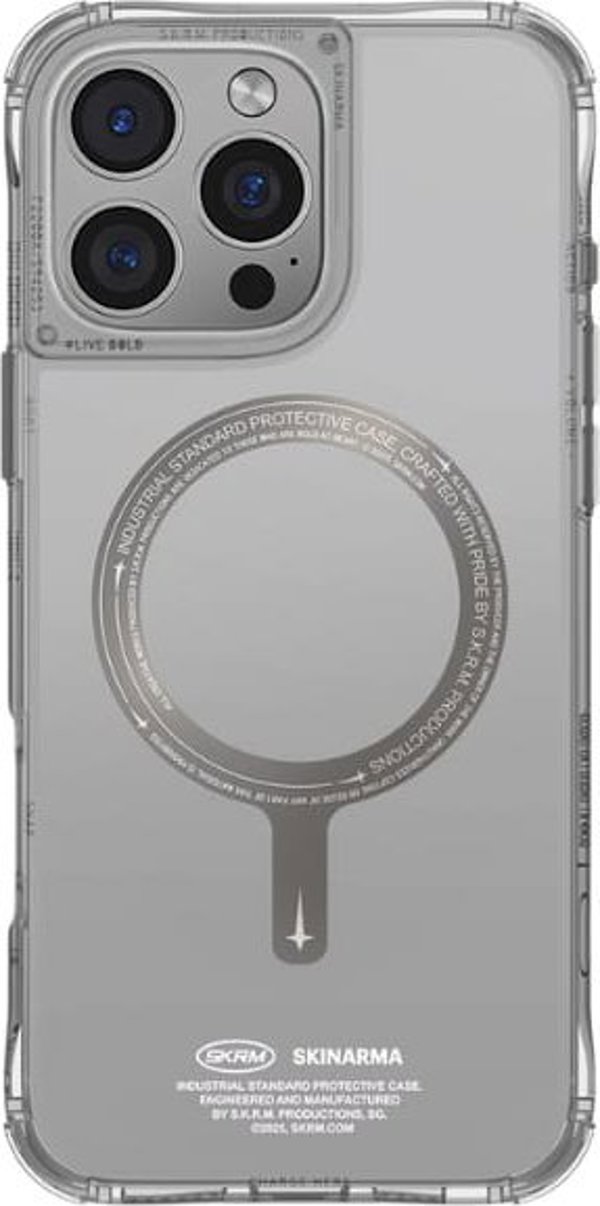 SKINARMA Saido Θήκη για iPhone 16 Pro 6,3" με Μαγνητική Φόρτιση, Τιτάνιο