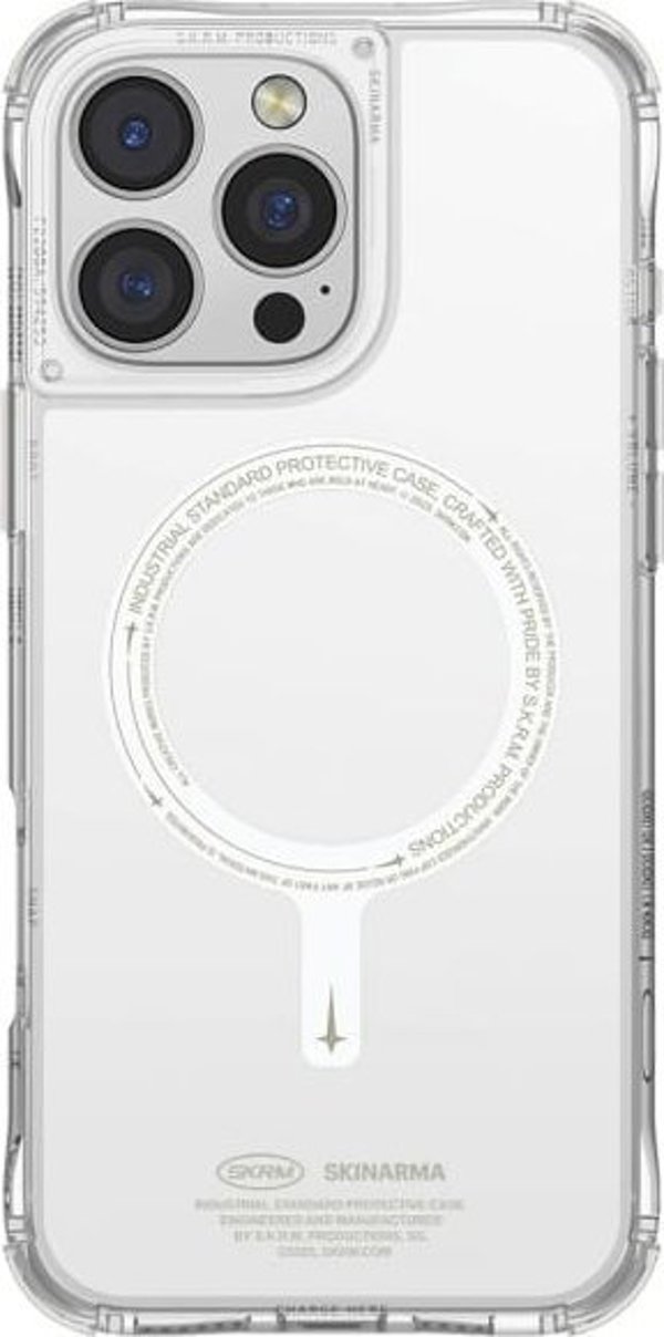 Θήκη Skinarma Saido για iPhone 16 Pro 6.3" με MagSafe, Magnetic Charging, Πράσινο (Niteglow)