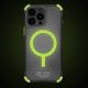 Θήκη Skinarma Saido για iPhone 16 Pro 6.3" με MagSafe, Magnetic Charging, Πράσινο (Niteglow)