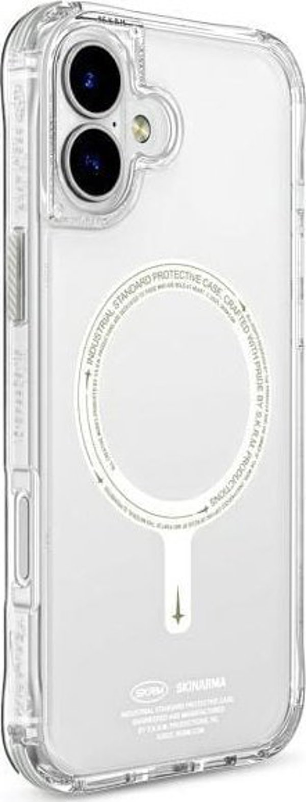 Θήκη SKINARMA Saido για iPhone 16 Plus 6.7" Magnetic Charging, Πράσινο (Niteglow)