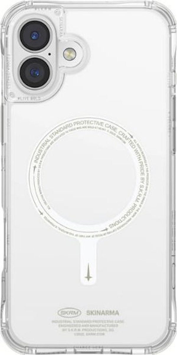 Θήκη SKINARMA Saido για iPhone 16 Plus 6.7" Magnetic Charging, Πράσινο (Niteglow)