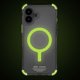 Θήκη SKINARMA Saido για iPhone 16 Plus 6.7" Magnetic Charging, Πράσινο (Niteglow)