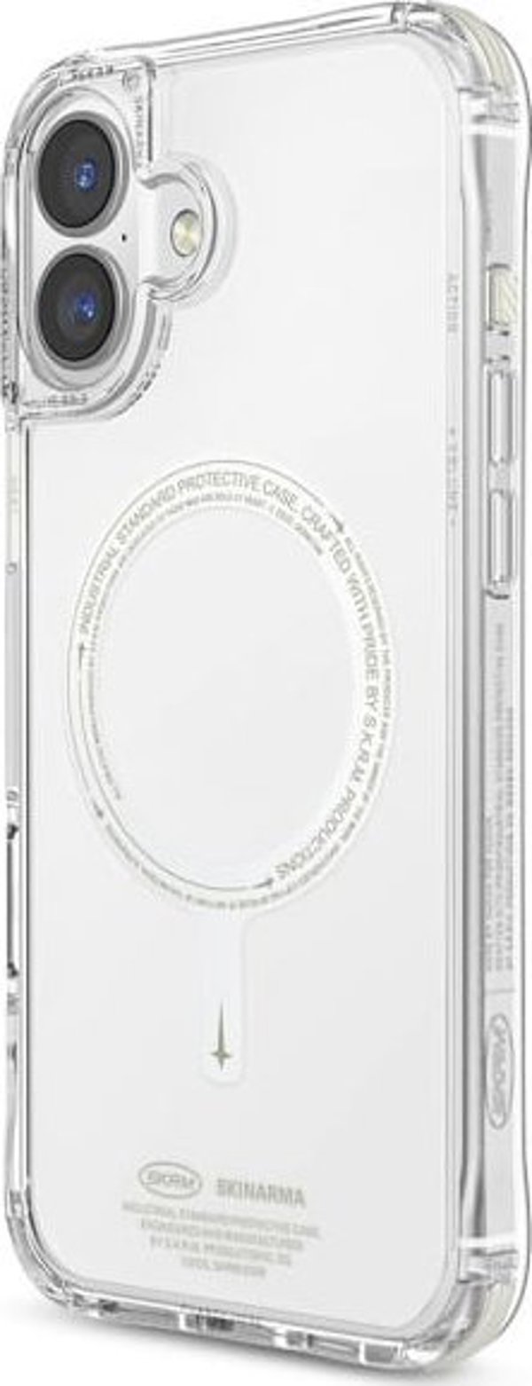 Θήκη SKINARMA Saido για iPhone 16 Plus 6.7" Magnetic Charging, Πράσινο (Niteglow)