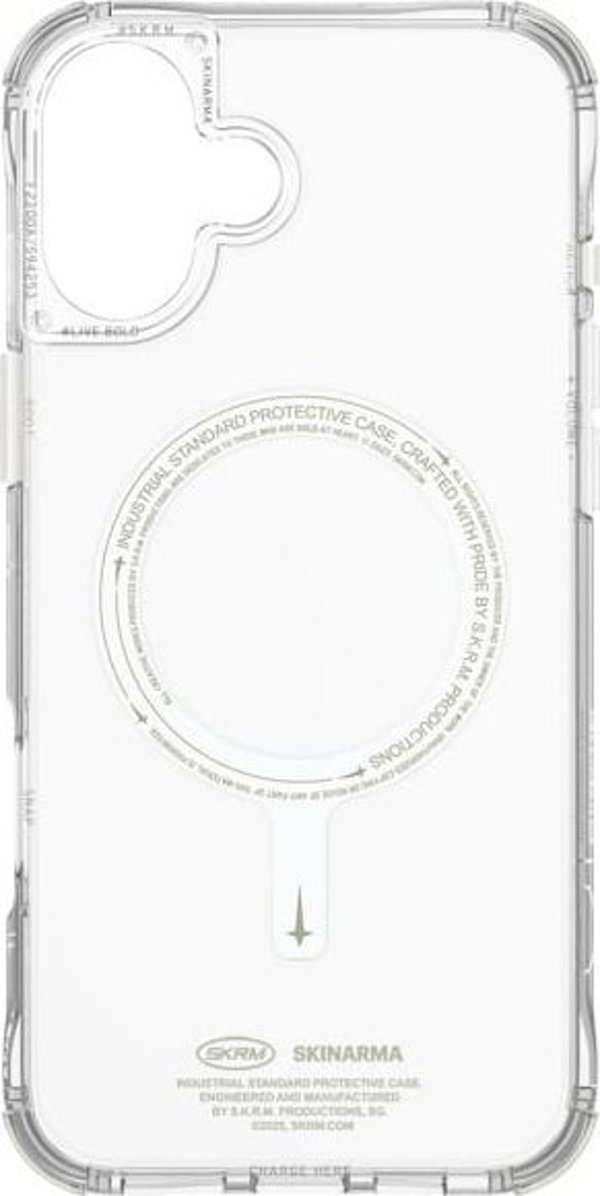 Θήκη SKINARMA Saido για iPhone 16 Plus 6.7" Magnetic Charging, Πράσινο (Niteglow)