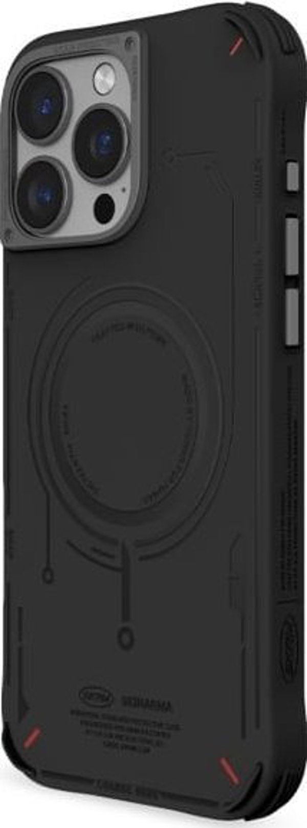 SKINARMA Θήκη Mecha για iPhone 16 Pro 6.3" Μαγνητική, Μαύρο