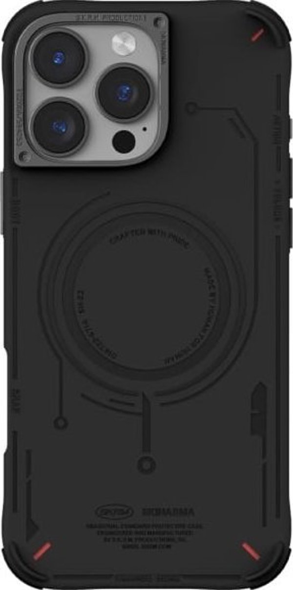 SKINARMA Θήκη Mecha για iPhone 16 Pro 6.3" Μαγνητική, Μαύρο