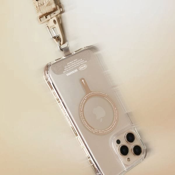Θήκη Skinarma Saido για iPhone 16 Pro Max 6.9" με Μαγνητική Φόρτιση, Χρώμα Σαμπάνια