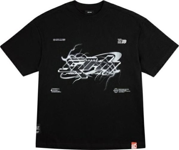 Skinarma T-Shirt Bolt M μαύρο/black