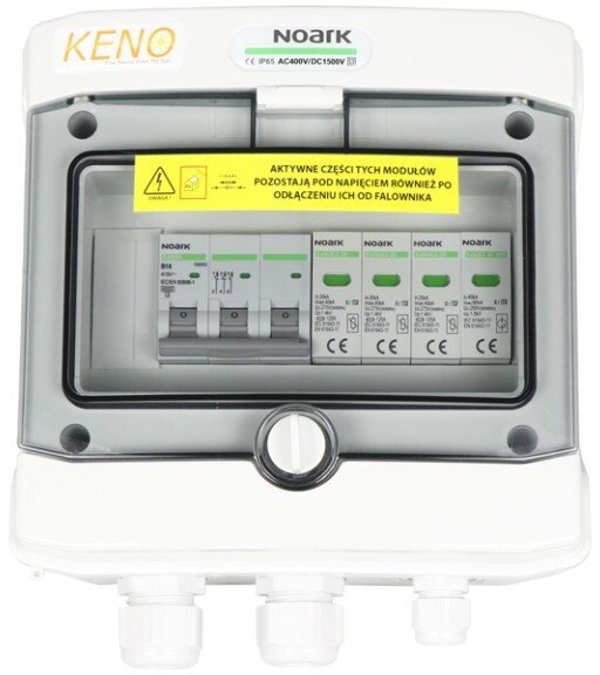 Koutia syndesis inverters me perioristi ylixon AC typou 2 16A 3-faziko SH-55 AC