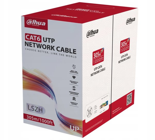 Skretka PFM923I-6UN-CD-PURPLE 305m UTP Kat. 6 Dahua