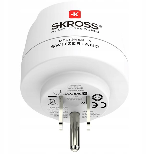 Skross Reiseadapter 1.500203C-E Ταξιδιωτικός Αντάπτορας Πρίζας