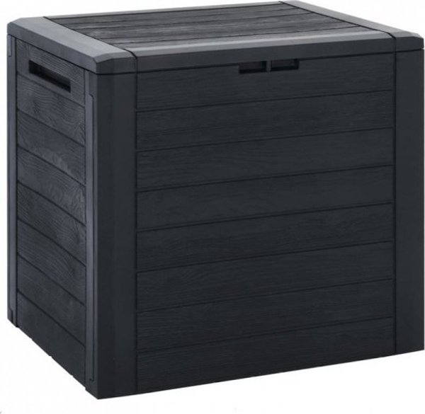 Skrzynia ogrodowa vidaXL Skrzynia ogrodowa, antracytowa, 58,5x46x55 cm, polipropylen