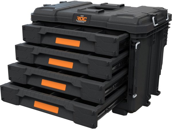 Keter Εργαλειοθήκη ROC Pro Gear 2.0 XL, με 4 Συρτάρια, 56,5x37,5x41,3cm