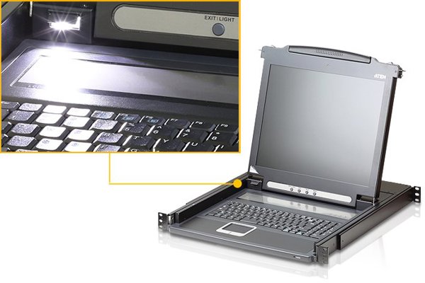 Slideaway console 17" LCD