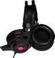 Red Fighter H3 Gaming Ακουστικά με Μικρόφωνο, Ρυθμιζόμενο Κεφαλόδεσμο και Μαξιλαράκια, Κόκκινα (QMRDM03RGR00)