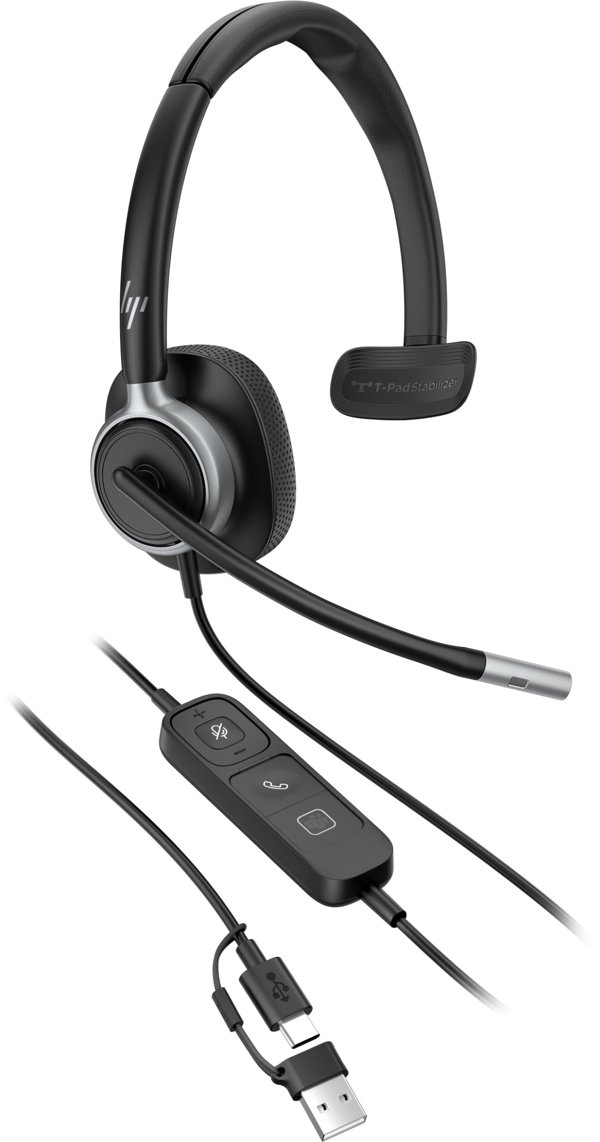 Słuchawki HP Poly Mission 615 Monaural (C01C3AA#AC3)