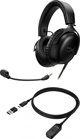 HyperX Cloud III Gaming Headset - Ακουστικά με DTS Spatial Audio & Μικρόφωνο 10mm - Μαύρα (727A8AA)