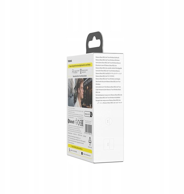 Baseus Ακουστικά Ενσύρματα In-Ear Bass BS2 Lite TWS - Λευκά