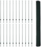 Slupki ogrodzeniowe U-Channel Zielony 160 cm i Ogrodzenie heksagonalne Zielone 1,6x50 m Stal