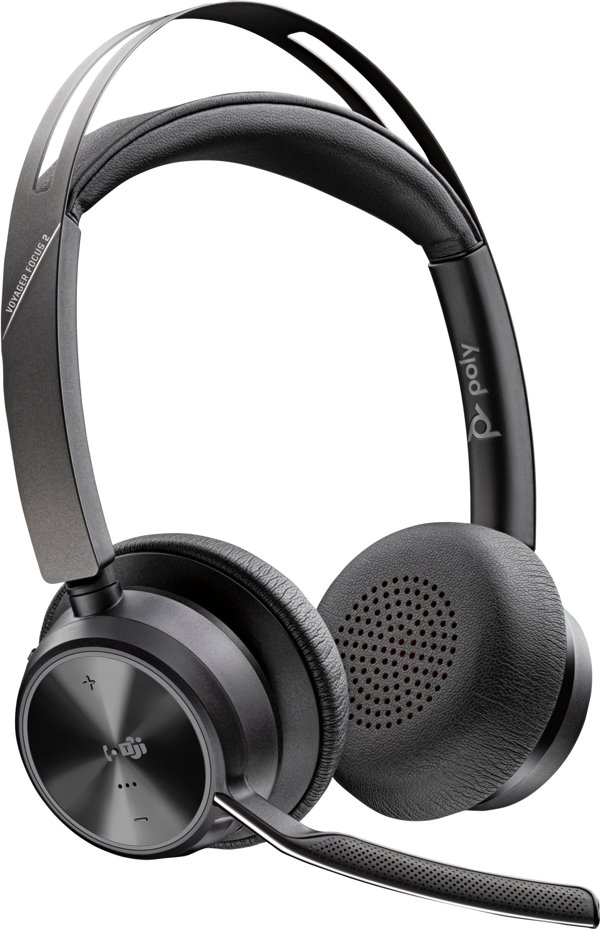 Ακουστικά Poly Voyager Focus 2-M με USB-C και Αξεσουάρ