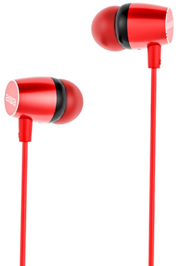 AIWA ESTM-20RD Ακουστικά Ενδοωτιαία Κόκκινα