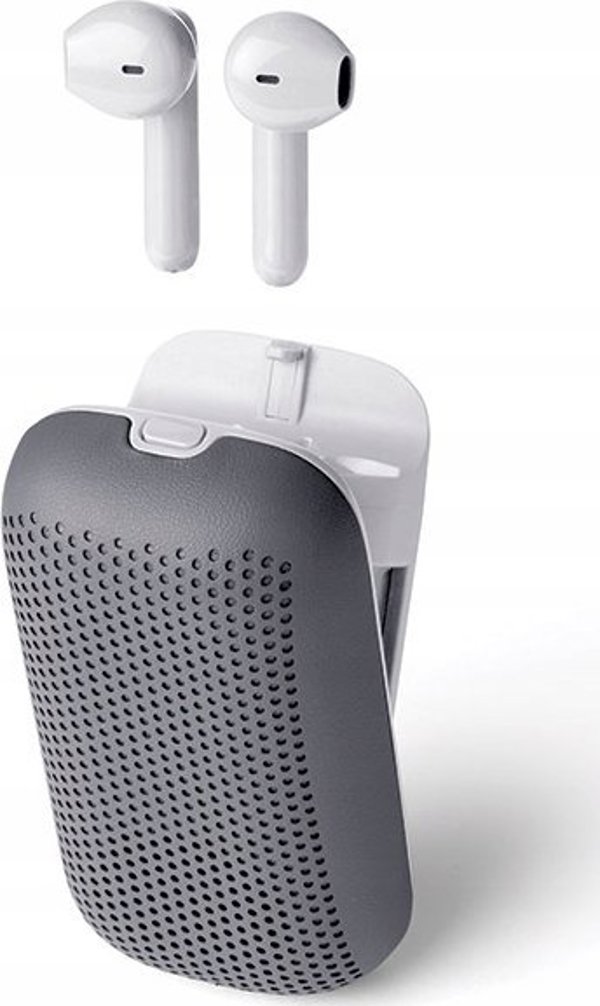 Lexon Speakerbuds Ασύρματα Ακουστικά Bluetooth με Ηχείο, Γκρι LA127G