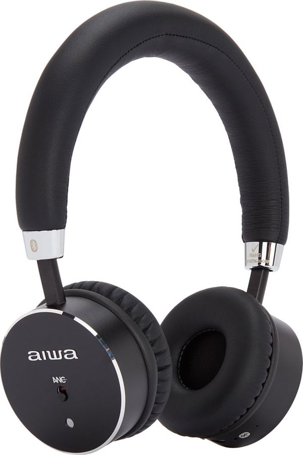 Ακουστικά Aiwa HSTBTN-800BK Ασύρματα Over-Ear με ANC, Μικρόφωνο & Βαθύ Μπάσο - Μαύρα