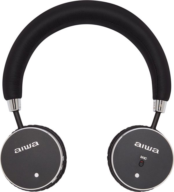 Ακουστικά Aiwa HSTBTN-800BK Ασύρματα Over-Ear με ANC, Μικρόφωνο & Βαθύ Μπάσο - Μαύρα