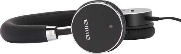 Ακουστικά Aiwa HSTBTN-800BK Ασύρματα Over-Ear με ANC, Μικρόφωνο & Βαθύ Μπάσο - Μαύρα