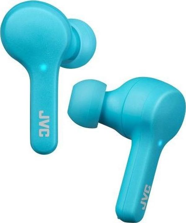 JVC Ακουστικά True Wireless HA-A7TANU με Bluetooth 5.0, Μικρόφωνο Hands-Free και Φωνητικό Βοηθό - Μπλε