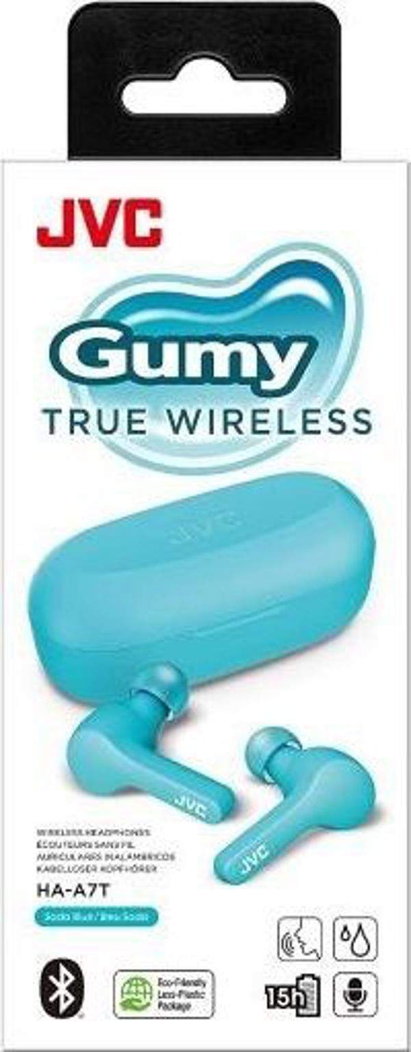 JVC Ακουστικά True Wireless HA-A7TANU με Bluetooth 5.0, Μικρόφωνο Hands-Free και Φωνητικό Βοηθό - Μπλε