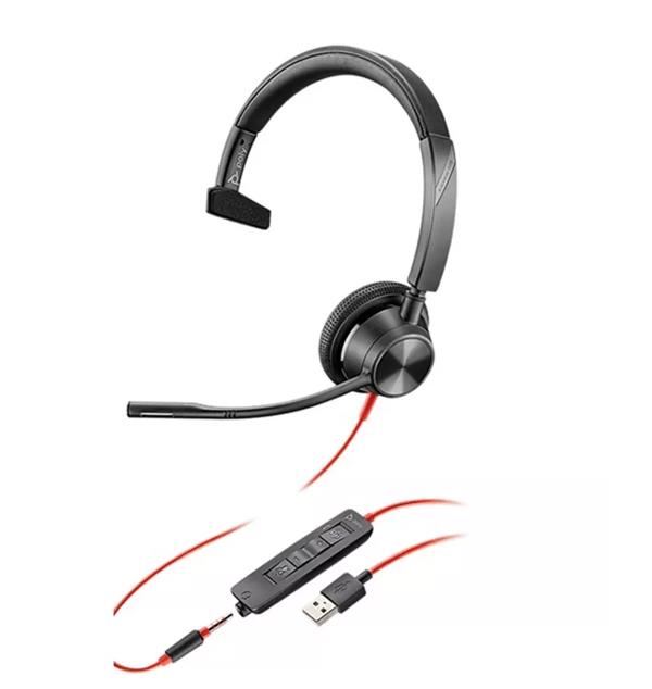 Ακουστικά Poly Blackwire 3315 Black