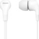 Philips TAE1105WT Ενσύρματα Ακουστικά Ψείρες με Μικρόφωνο και Bass - Λευκά