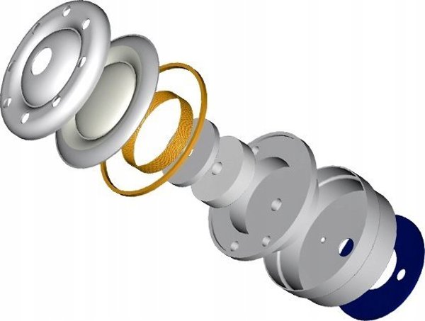 TRUTHEAR Zero Blue Ενσύρματα In-Ear Ακουστικά με Διπλούς Δυναμικούς Οδηγούς
