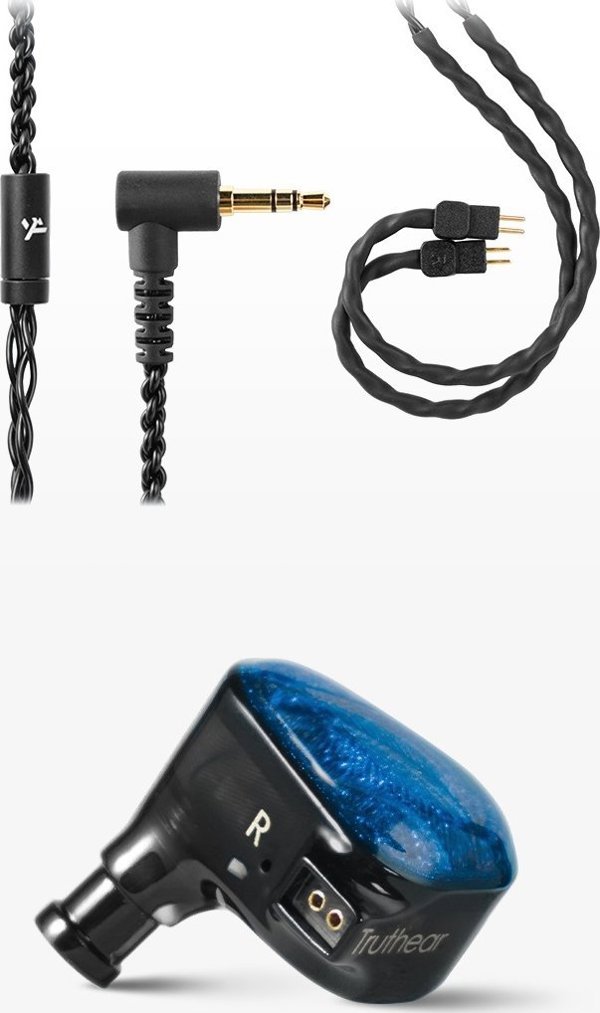 TRUTHEAR Zero Blue Ενσύρματα In-Ear Ακουστικά με Διπλούς Δυναμικούς Οδηγούς