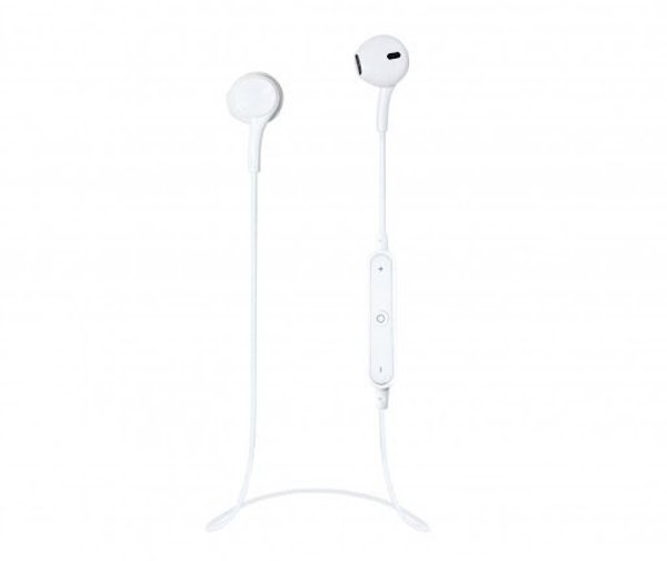 Msonic MHS6W Bluetooth Ακουστικά In-Ear, Λευκά, με Έλεγχο Έντασης, 20Hz-20kHz