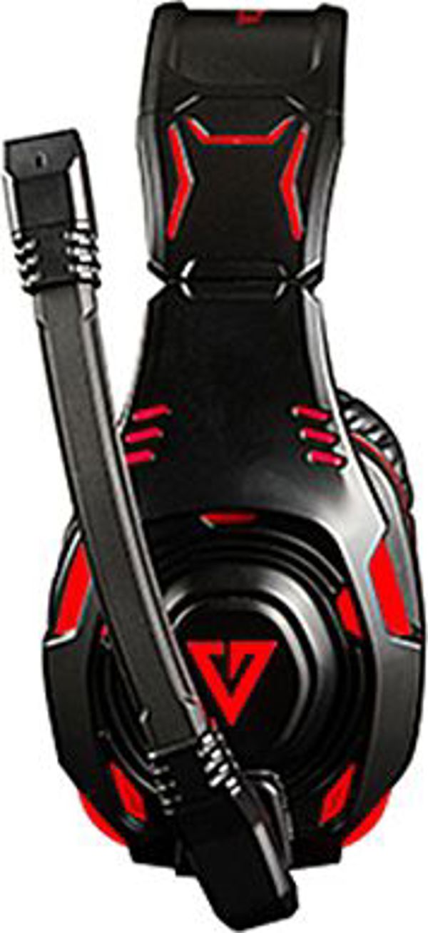 Modecom Volcano Ghost Gaming Ακουστικά 7.1 Surround με LED Φωτισμό - Μαύρα