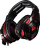 Modecom Volcano Ghost Gaming Ακουστικά 7.1 Surround με LED Φωτισμό - Μαύρα